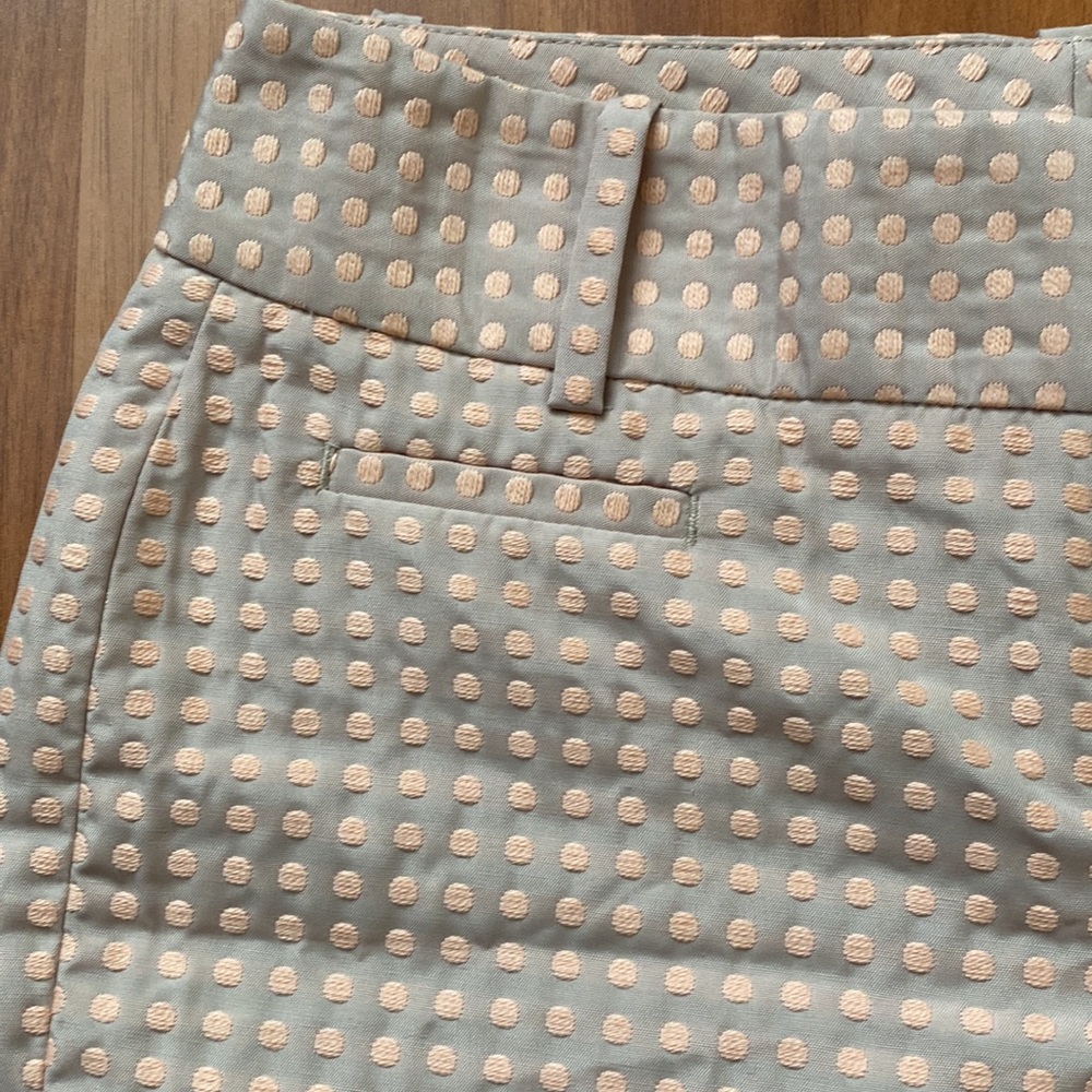 LOFT Dot Pattern 4 Inch Inseam Shorts - Picture 3 of 9